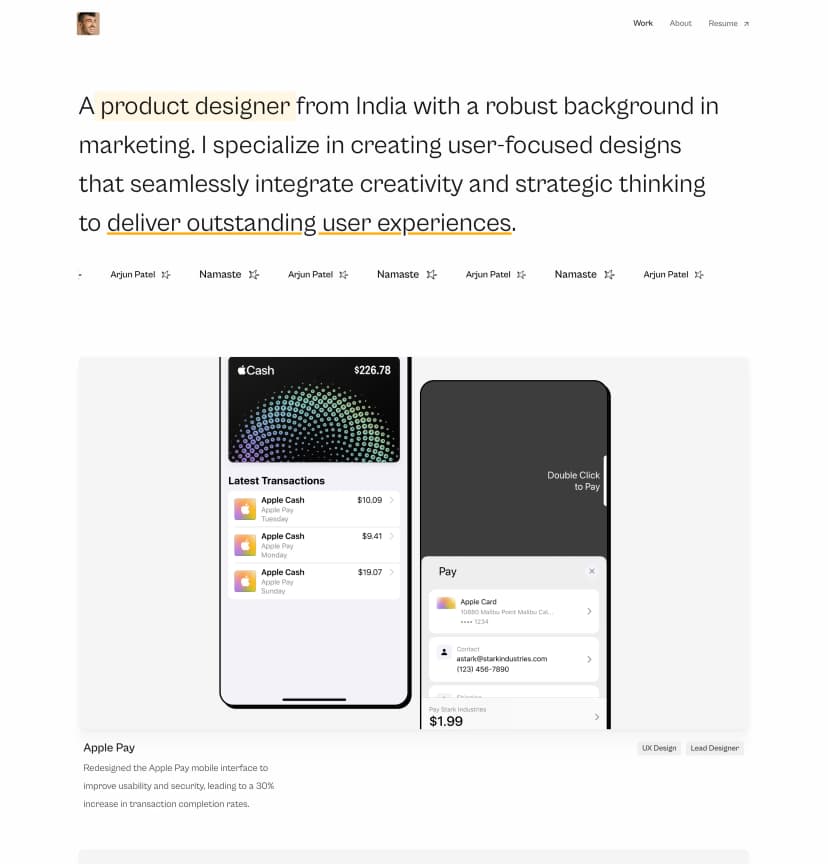 portfolio preview