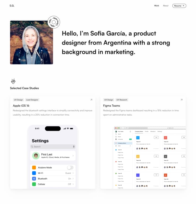 portfolio preview